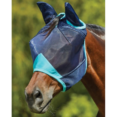 Maschera anti-mosche Weatherbeeta ComFiTec Deluxe Fine Mesh con orecchie