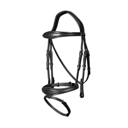 Briglia Capezzina Combinata Anatomica Dy'on Collezione New English Nero Briglia Capezzina Combinata Anatomica Dy'on Collezione New English Nero