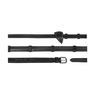 Redini in gomma 1/2 con 7 fermagli Working by Dy'on Nero