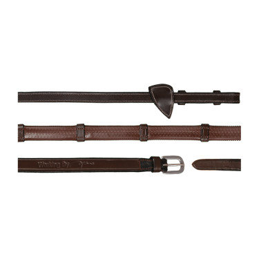 Redini in gomma 1/2 con 7 fermagli Working by Dy'on Marrone