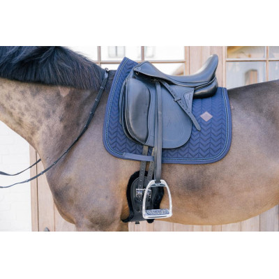 Tapis de selle Metal Chain Dressage Kentucky Marine