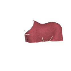Coperta in pile con monogramma Arika LeMieux