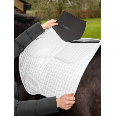 Sottosella ammortizzante LeMieux Close Contact ProSorb 2 Tasche Bianco