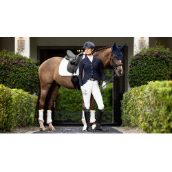 Sottosella ammortizzante LeMieux dressage square ProSorb 2 Tasche Bianco