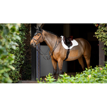 Sottosella ammortizzante LeMieux misto square ProSorb 2 Tasche Bianco Sottosella ammortizzante LeMieux misto square ProSorb 2 Tasche Bianco