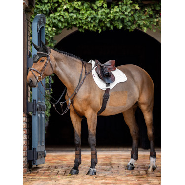 Sottosella ammortizzante LeMieux misto square ProSorb 2 Tasche Bianco Sottosella ammortizzante LeMieux misto square ProSorb 2 Tasche Bianco