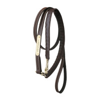 Lunga e catena di presentazione in cuoio Kentucky Marrone