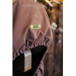 Coprisella con placca in oro Kentucky Marrone
