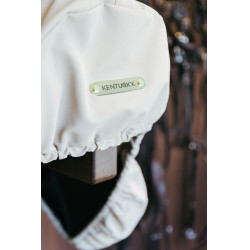 Housse de Selle avec plaque en or Kentucky Beige