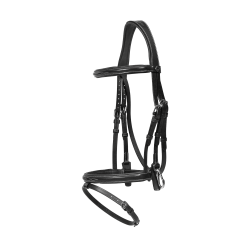 Briglia Capezzina Combinata con Montanti a Moschettoni Working by Dy'on Nero