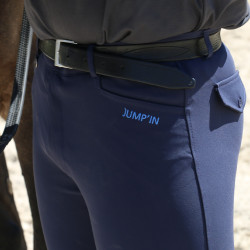 Pantaloni da equitazione uomo Jump'In Super X Marina Blu marino