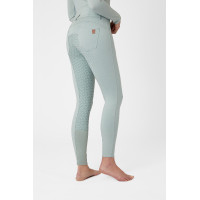 Pantaloni da equitazione a vita alta Tara con grip in silicone a fondo intero da donna Horze Nero