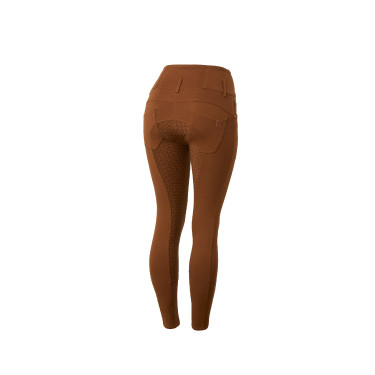 Pantaloni da equitazione a vita alta Tara con grip in silicone a fondo intero da donna Horze