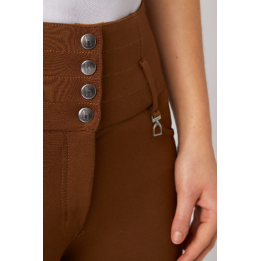 Pantaloni da equitazione a vita alta Tara con grip in silicone a fondo intero da donna Horze Pantaloni da equitazione a vita alta Tara con grip in silicone a fondo intero da donna Horze
