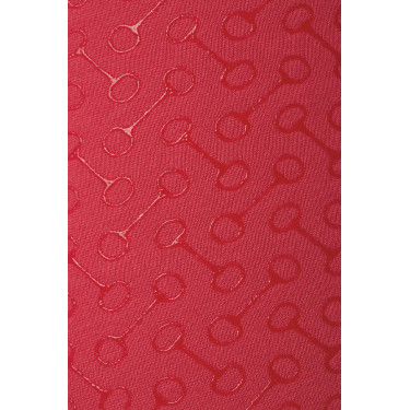 Pantaloni da equitazione a vita alta Tara con grip in silicone a fondo intero da donna Horze Rosso red