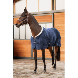Coperta in pile Lincoln con colletto in pelliccia Horze Coperta in pile Lincoln con colletto in pelliccia Horze