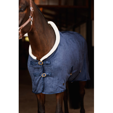 Coperta in pile Lincoln con colletto in pelliccia Horze Coperta in pile Lincoln con colletto in pelliccia Horze