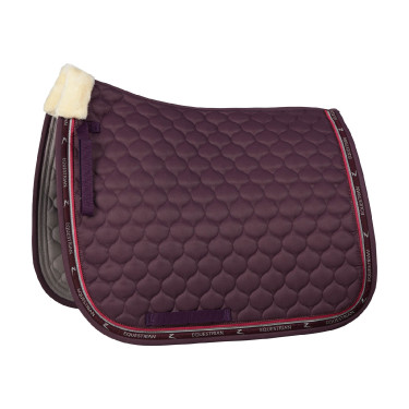 Sottosella da dressage Horze Claremont con pelliccia sintetica Horze