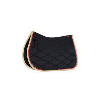 Sottosella da dressage B Vertigo Amory con monogramma ricamato Blu marino scuro