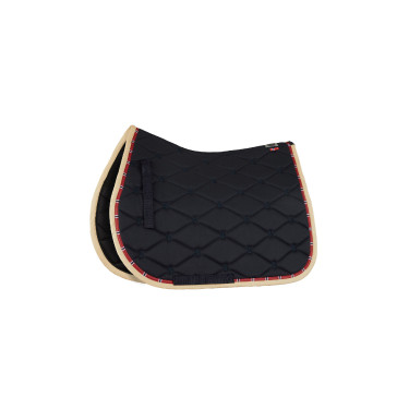 Sottosella da dressage B Vertigo Amory con monogramma ricamato Blu marino scuro Sottosella da dressage B Vertigo Amory con monogramma ricamato Blu marino scuro