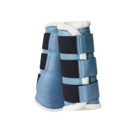 Stinchiere protettive chiuse con pelliccia sintetica Horze Ghent Blu artico Stinchiere protettive chiuse con pelliccia sintetica Horze Ghent Blu artico
