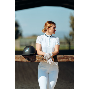 Guanti da equitazione B Vertigo Dentelle donna Bianco