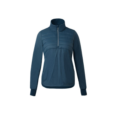 Anorak ibrido Horze Annika, donna Blu stagno