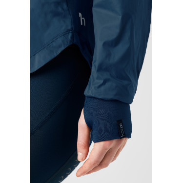 Anorak ibrido Horze Annika, donna Blu stagno