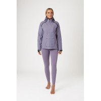 Giacca da equitazione impermeabile Horze Ayla con cerniere per donna Uvetta royal Viola Giacca da equitazione impermeabile Horze Ayla con cerniere per donna Uvetta royal Viola