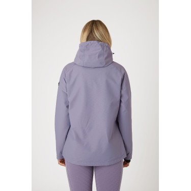 Giacca da equitazione impermeabile Horze Ayla con cerniere per donna Giacca da equitazione impermeabile Horze Ayla con cerniere per donna