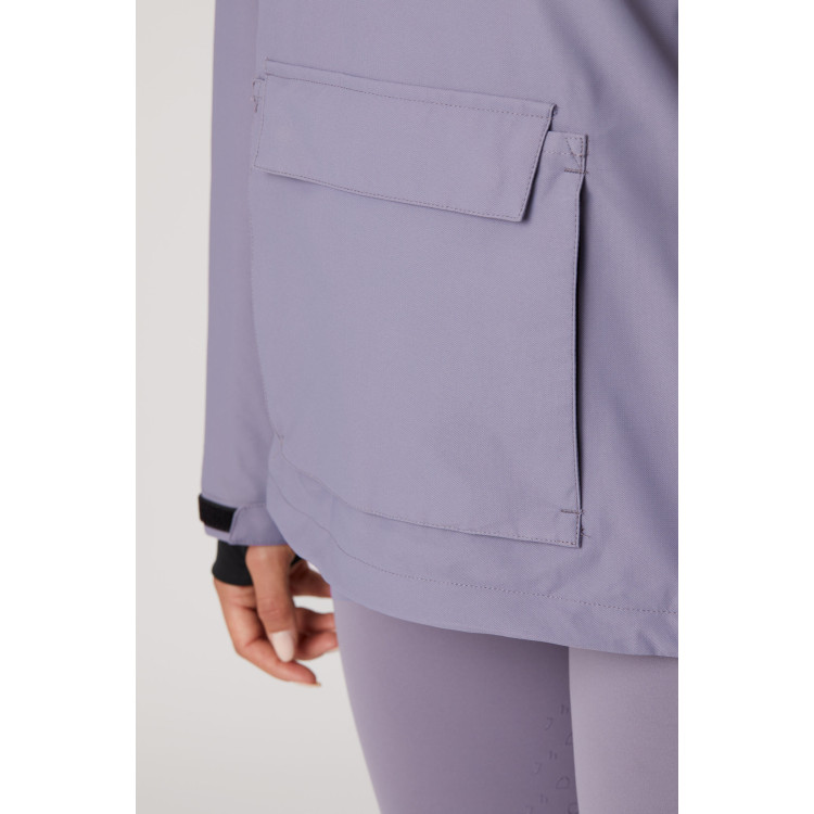 Giacca da equitazione impermeabile Horze Ayla con cerniere per donna Giacca da equitazione impermeabile Horze Ayla con cerniere per donna