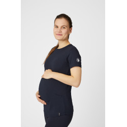 T-shirt premaman funzionale Horze Lily Blu marino scuro