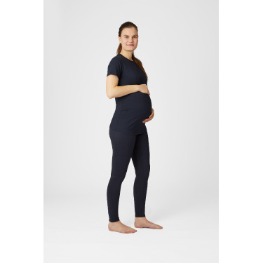 T-shirt premaman funzionale Horze Lily Blu marino scuro