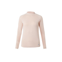 Top da allenamento Horze Gabriela da donna con protezione UV Rosa pesca Beige