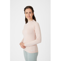 Top da allenamento Horze Gabriela da donna con protezione UV Grigio acqua Blu