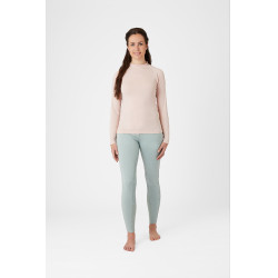 Top da allenamento Horze Gabriela da donna con protezione UV Rosa pesca Beige