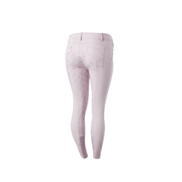Pantaloni da equitazione da donna Horze Kaitlin con fondello integrale e decorazione floreale