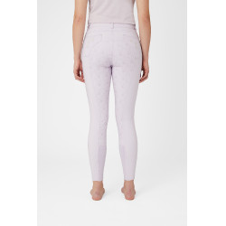 Pantaloni da equitazione da donna Horze Kaitlin con fondello integrale e decorazione floreale Caduta d'orchidea Bianco Pantaloni da equitazione da donna Horze Kaitlin con fondello integrale e decorazione floreale Caduta d'orchidea Bianco
