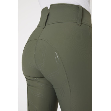Pantaloni da equitazione Horze Indira a vita alta con fondello integrale da donna Pantaloni da equitazione Horze Indira a vita alta con fondello integrale da donna