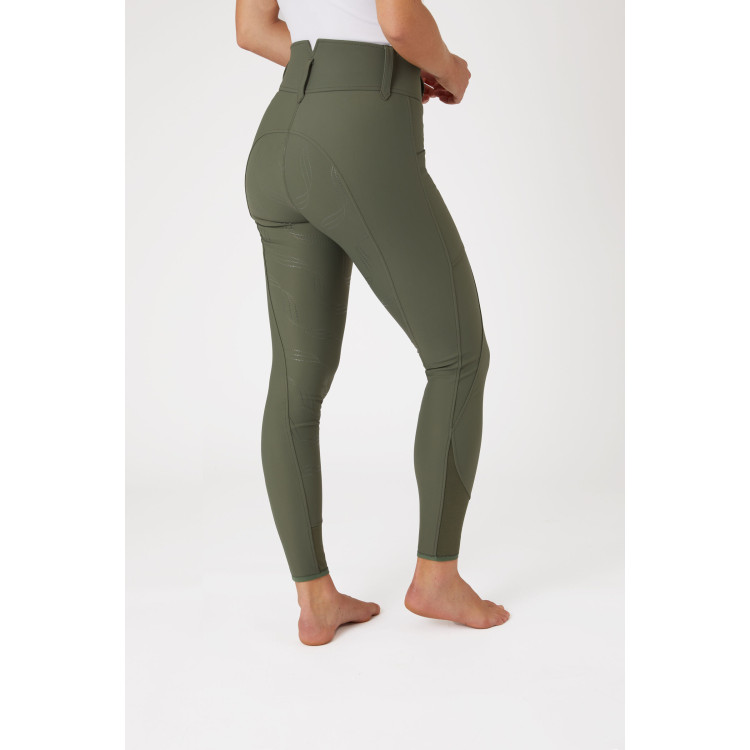 Pantaloni da equitazione Horze Indira a vita alta con fondello integrale da donna Pantaloni da equitazione Horze Indira a vita alta con fondello integrale da donna