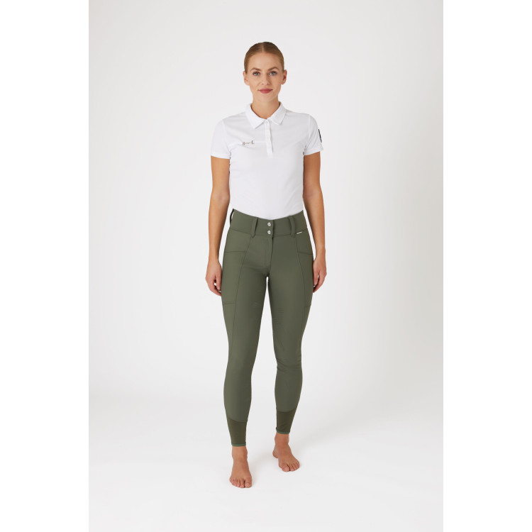 Pantaloni da equitazione Horze Indira a vita alta con fondello integrale da donna Pantaloni da equitazione Horze Indira a vita alta con fondello integrale da donna