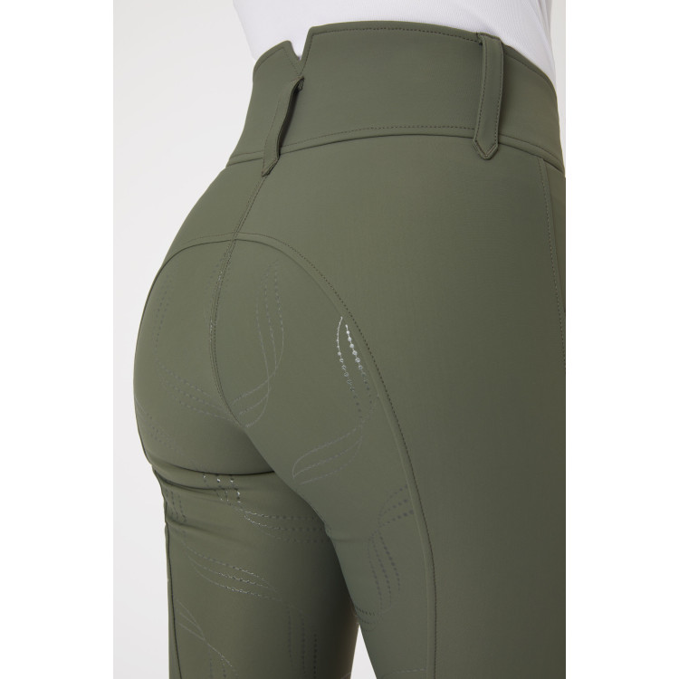 Pantaloni da equitazione Horze Indira a vita alta con fondello integrale da donna Pantaloni da equitazione Horze Indira a vita alta con fondello integrale da donna