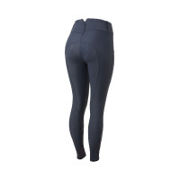 Pantaloni da equitazione Horze Indira a vita alta con fondello integrale da donna Blu inchiostro