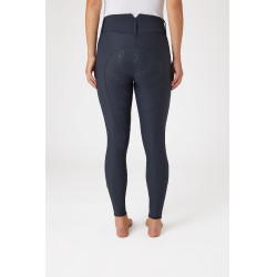 Pantaloni da equitazione Horze Indira a vita alta con fondello integrale da donna Blu inchiostro