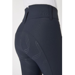 Pantaloni da equitazione Horze Indira a vita alta con fondello integrale da donna Blu inchiostro
