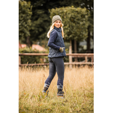 Pantaloni da equitazione Horze Indira a vita alta con fondello integrale da donna Pantaloni da equitazione Horze Indira a vita alta con fondello integrale da donna