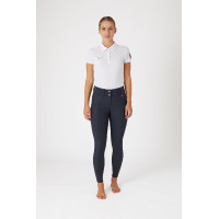 Pantaloni da equitazione con grip a vita alta Horze Indira da donna Blu inchiostro