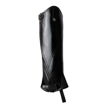 Mini-chaps Horze Wicklow con perforazioni floreali Nero Mini-chaps Horze Wicklow con perforazioni floreali Nero