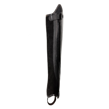 Mini-chaps Horze Wicklow con perforazioni floreali Nero Mini-chaps Horze Wicklow con perforazioni floreali Nero