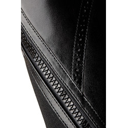 Mini-chaps Horze Wicklow con perforazioni floreali Nero Mini-chaps Horze Wicklow con perforazioni floreali Nero